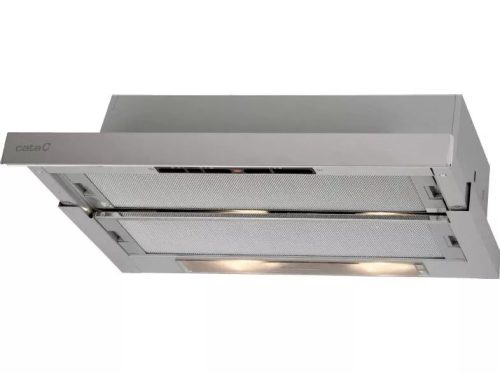 Cata TF-5250 X/L beépíthető teleszkópos páraelszívó, 50 cm széles, 2 motoros (3 év garancia), inox