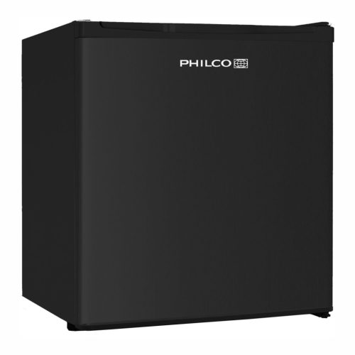 Philco PSB 401 B Cube Egyajtós hűtőszekrény, fekete,  Nettó hűtőtér: 37 liter, fagyasztó 4 liter, F energiaosztály