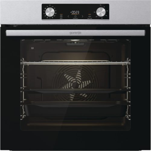 Gorenje BPS6737E03X Beépíthető sütő, 77 l ,ExtraSteam gőzfunkció, pirolitikus tisztítás, kivehető oldalrács, AirFry funkció, 3 év garancia