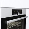 Gorenje BPS6747A06X beépíthető sütő, ExtraSteam gőzfunkció, pirolitikus tisztítás, húshőmérő, 77 l, teleszkópos sütősín, érintővezérlés