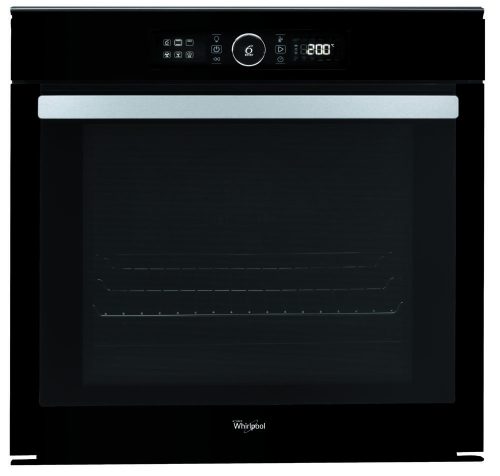 Whirlpool AKZM 8480 NB Beépíthető Sütő, fekete, 12 funkcióval, digitális kijelző, 73 L, pirolitikus