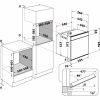 Whirlpool AKZM 8480 S beépíthető sütő, szatén-ezüst, 12 funkció, digitális kijelző, 73 L, teleszkópos sütősín, pirolitikus