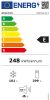 Whirlpool SP40 802 EU 2 beépíthető alulfagyasztós hűtőszekrény, 299 l hűtőtér, 101 l fagyasztótér, különleges méret, E energiaosztály, 194x71x56 cm