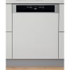 Whirlpool WBO 3T341 P X külső vezérlőpaneles, 60 cm-es beépíthető mosogatógép, inox