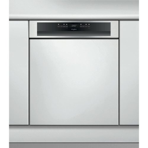 Whirlpool WBO 3T133 PF X külső vezérlőpaneles, 60 cm-es beépíthető mosogatógép, inox