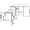 Whirlpool WBO 3T133 PF X külső vezérlőpaneles, 60 cm-es beépíthető mosogatógép, inox