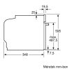 Bosch HBA272BB3 beépíthető sütő, fekete, 7 sütőfunkció, pirolitikus, érintővezérlés, AutoPilot10, Air Fry funkció tálcával, 71 l