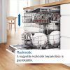 Bosch SMV2HVX02E Beépíthető mosogatógép, 14 teríték, 9 L fogyasztás, 5 program, 46 db zajszint, D energiaosztály, Felső evőeszköztartó tálca, 60 cm