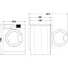 Whirlpool WRSB 7259 DEU Slim mosógép, 7 kg, 1200 ford/perc, Inverter Motor, Display digital, B energiaosztály